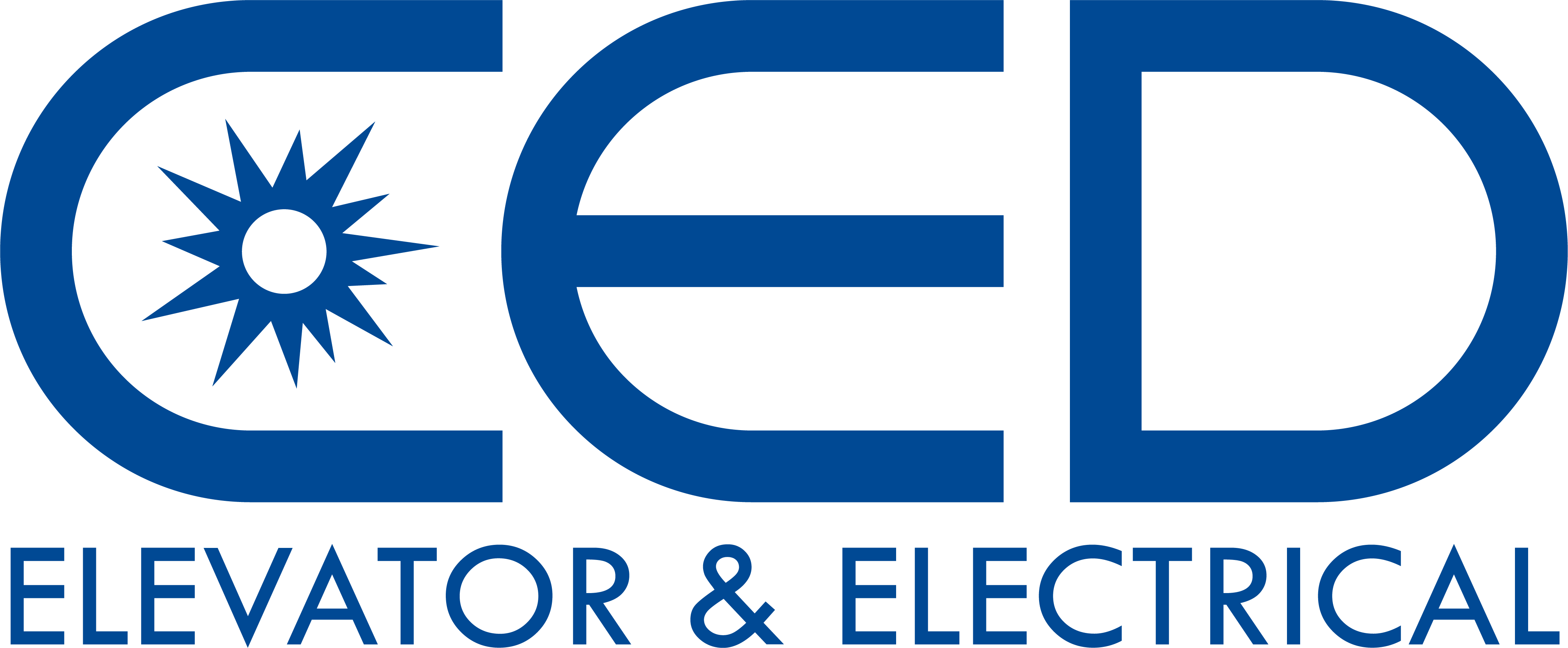 CED Elevator and Electrical Logo